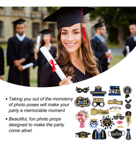 Decoración De Accesorios Para Fotos De Graduación