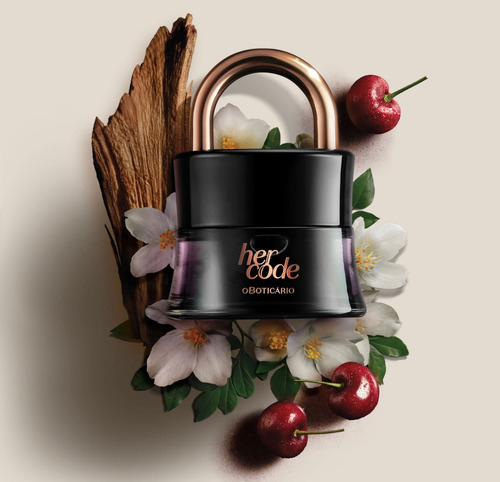 Perfume Her Code O Boticário Eau De Parfum 50 Ml O Perfume Do Cadeado, Original, Pronta Entrega