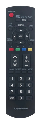 Control Remoto Tv Panasonic Viera Led Modelo N2qayb000221