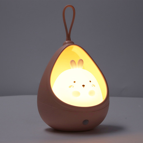 Bonito Diseño De Mascota Led Con Forma De Conejo Blanco Para