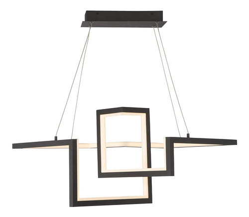 Wac Lighting Pd-17023-bk Minecraft - Lampara De Techo, Colo