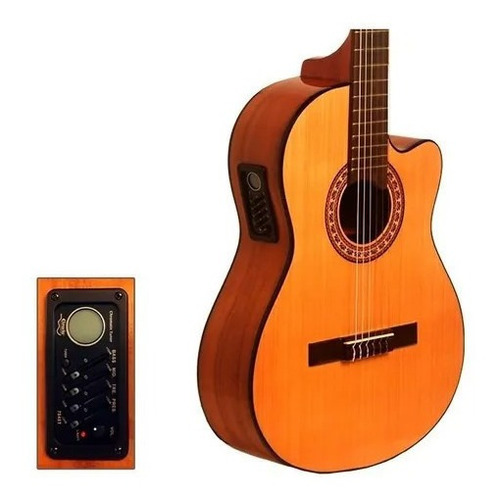 Guitarra Gracia M10 Clásica Electrocriolla Con Corte