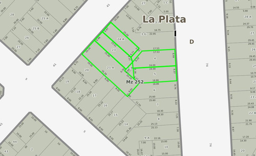 Importantes Lotes En Venta La Plata Centro Diagonal 74 Y 41 Con Salida A Dos Calles, Entre 4 Y 5