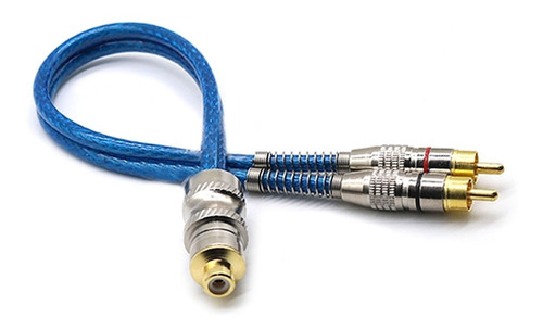 Cabo Y Prime Svart Plug De Metal 5mm Azul 1f 2m By Techone