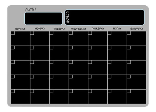 1 Planificador Mensual S8 Borrar Calendario Magnético Para