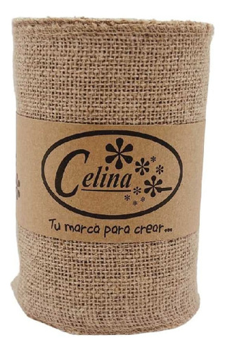 Yute Acabado Natural Cinta 10mts 6cm Celina