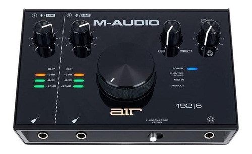 Placa De Áudio M-audio Air 192 |6 2-canais 2xcombo+2xp10 Xlr