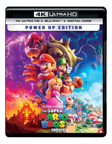 Super Mario Bros Pelicula 4k Ultra Hd + Blu-ray + Código Digital