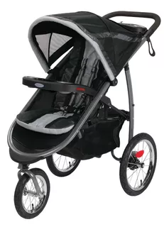 Carriola para correr Graco FastAction Fold Jogger Click Connect Crossover 1934714 negro/gris con chasis color gris