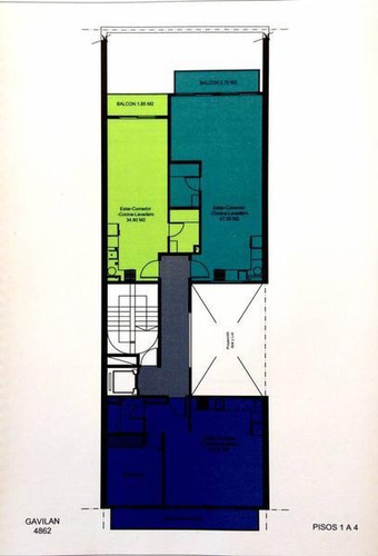 Imagen 9 de 17 de Monoambiente Divisible C/balcon En Construccion