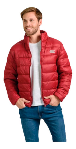 Campera Canterbury Lifestyle Hombre  Gisborne Rojo Ras