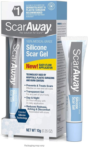 Gel Scaraway Silicone Scar 10g Tratamiento Para Cicatrices