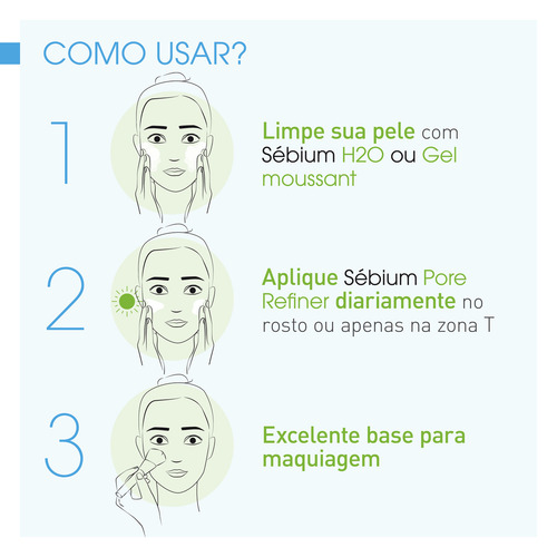 Creme Pore Refiner Bioderma Sébium Dia 30ml