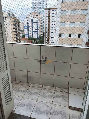 Imagem 4 de 16 de Apartamento À Venda No Embaré - Praia - Com Sacada - Piso Frio!