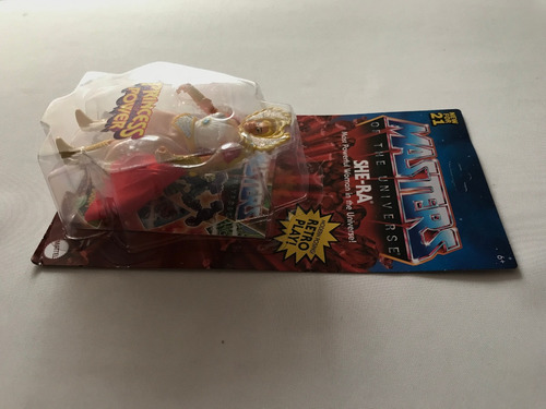 She-ra Motu Origins Retro Play Carton Unpunched Shera Mattel (Usado)