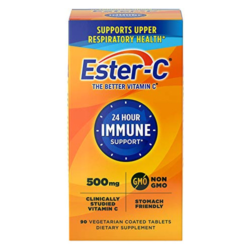 Ester-c Vitamina C, 500mg Tablets, 60-count, 8dist