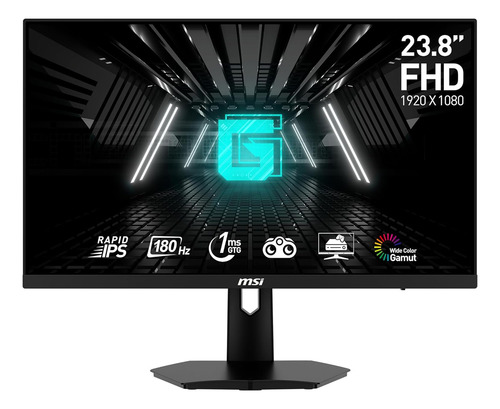 Monitor Gamer 23.8 Msi G244f E2 1ms 180hz Full Hd Ips Hdmi Negro