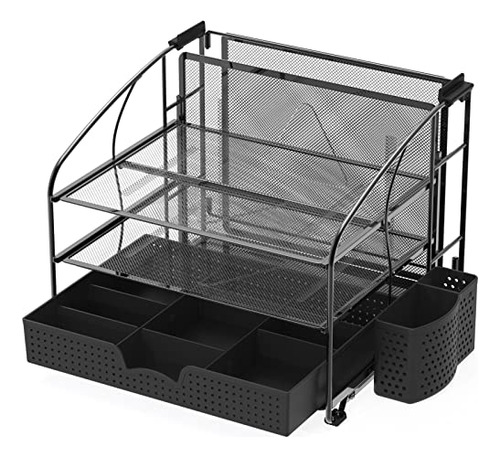 Organizador De Escritorio Simple Para El Hogar 3 Bandejas