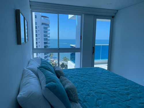 Amoblado! Precio De Oportunidad! Vivir, Disfrutar Y Rentar Rrente Al Mar! Vendo Apartamento Exterior Totalmente Amoblado Con Vista Panorámica Al Océano, En Primera Línea De Mar