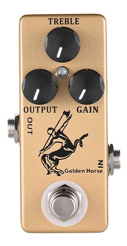 Imagen 3 de 4 de Pedal de efecto para instrumento de cuerda Mosky Golden Horse dorado