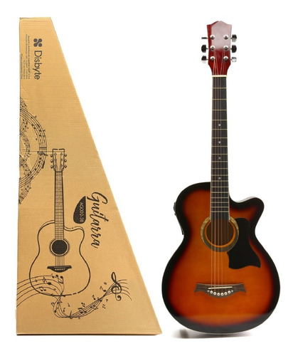 Imagen 8 de 9 de Guitarra Electroacustica Criolla Con Funda 3 Puas De Madera