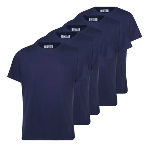 Fidelis Kit 5 Camisetas Basica Algodão Lisas Gola Redonda Regular