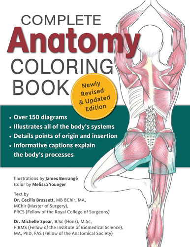 Libro: Complete Anatomy Coloring Book: Newly Revised And Upd