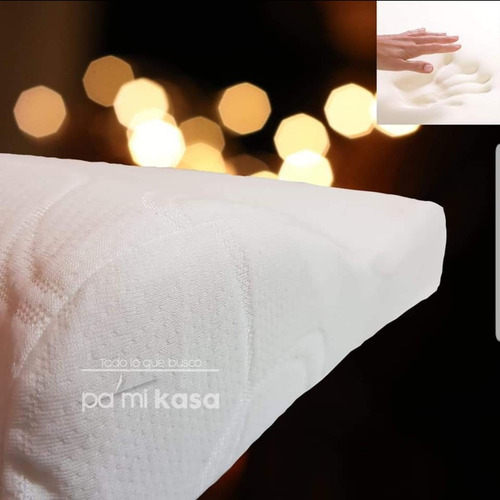 Combo X2 Almohadas Cervical Memory Foam Small + Funda