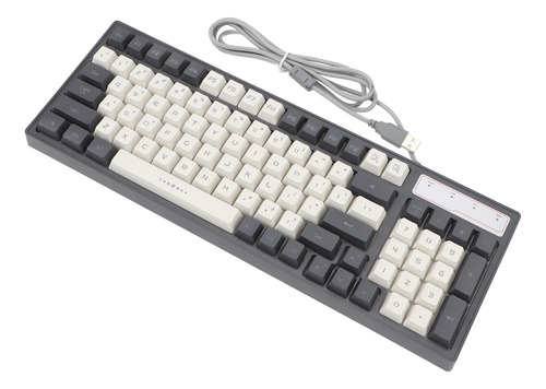 Teclado Rgb Para Jogos: 96 Teclas, Ergonômico, Responsivo, A