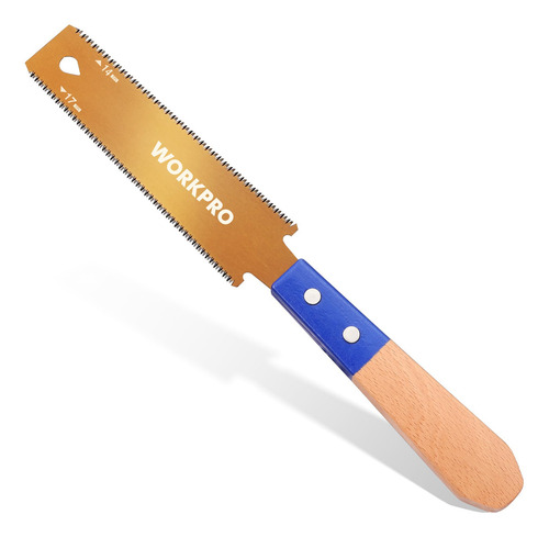 Sierra Japonesa De Mano Doble Filo Para Corte De Madera