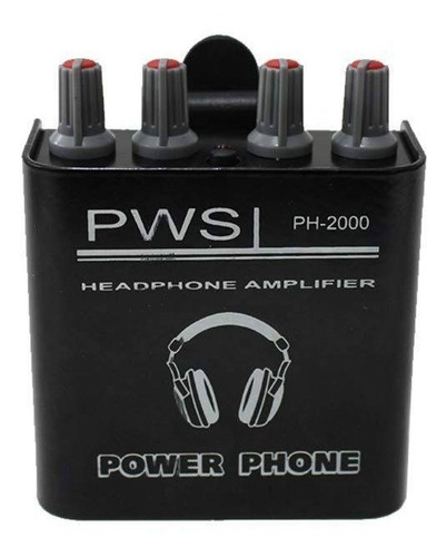 Amplificador De Fone Power Play Ph2000 Pws Com Fonte