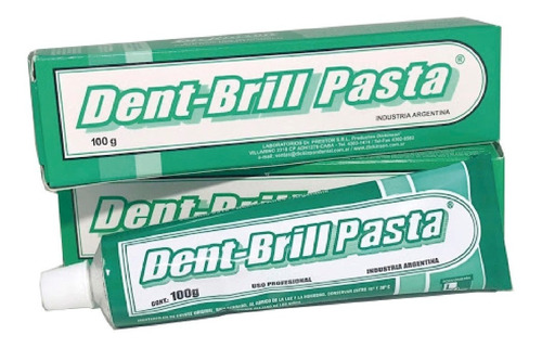 Pasta Para Limpieza Dent-brill X 100 Gr Odontologia X Unidad