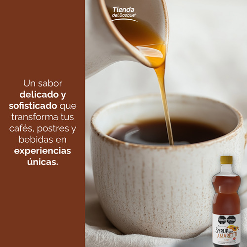 Salsa Syrup Cremuccino Amaretti Cafeteria Y Coctelería 1l