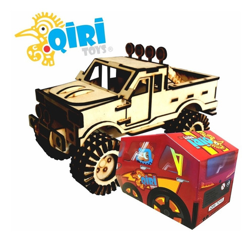 Imagen 1 de 4 de Autos Puzzle De Madera Puzzle 3d Rompecabezas Coches Camion