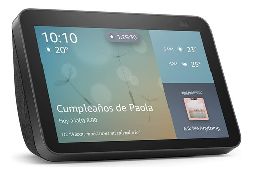 Alexa Echo Show 8 Negro + Focos Led Inteligentes 2 Pack