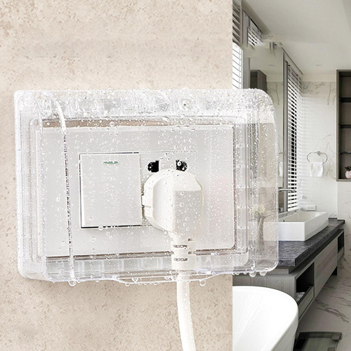 Toma De Corriente Impermeable Tipo 118 Con Tapa Transparente