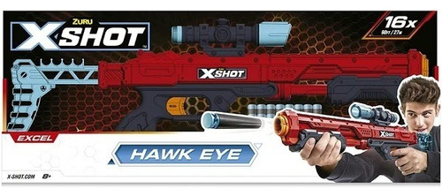 Lançador X-shot Red - Hawk Eye Candide 5716