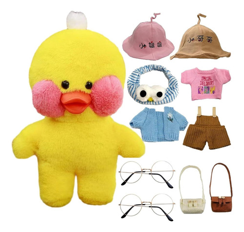 Anriy 12 Pulgadas Peluche Pato Amarillo Peluche Con