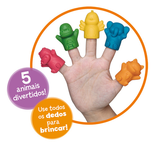 Dedoches De Animais Toyster Brinquedos