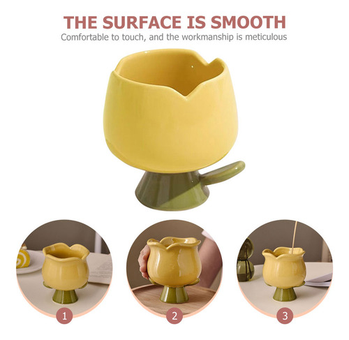 Taza De Postre Tulip, Tazas De Desayuno Con Forma De Tulipán