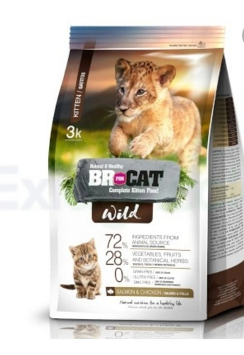 Br For Cat Wild Kitten 3 Kg 