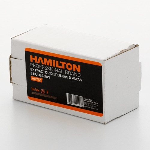 Imagen 3 de 8 de Extractor Poleas Rulemanes 3 Patas 3 Pulgadas Hamilton Aut12