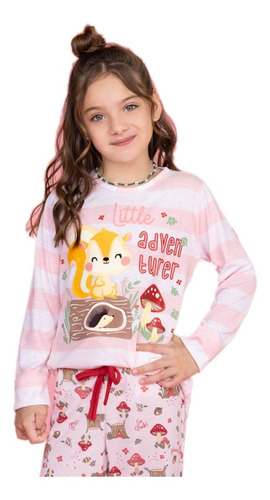 Pijama Invierno Nena So Little Adventurer So Pink 11657
