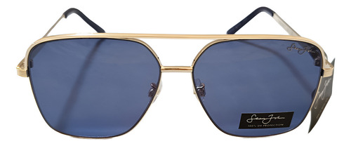 Gafas De Sol Sean John 100% Protección Rayos Uv- Sin Estuche Ocean Azul/dorado Azul Dorado Dorado/azul
