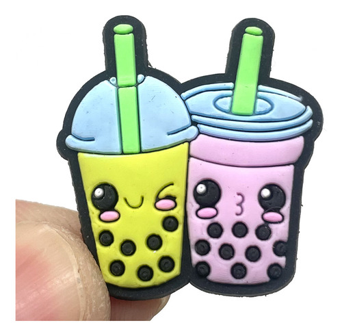 Hebillas Para Crocs Estilo Té Con Leche, 12 Diseños