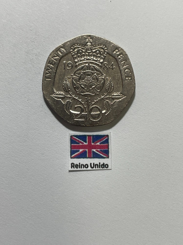 Moeda 20 Pence 1984, In 144 Inglaterra (Usado)