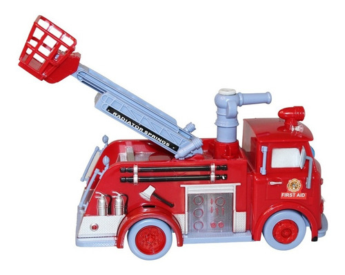 Imagen 4 de 4 de Camion De Bomberos Burbujero Musica Sonido Luz Para Niños