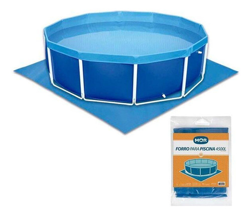 Forro De Proteção Para Piscina 4.500 Litros 3x3 Metros Mor