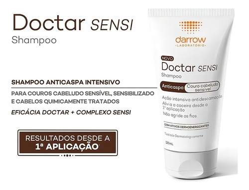 Doctar Sensi Shampoo Anticaspa 120ml