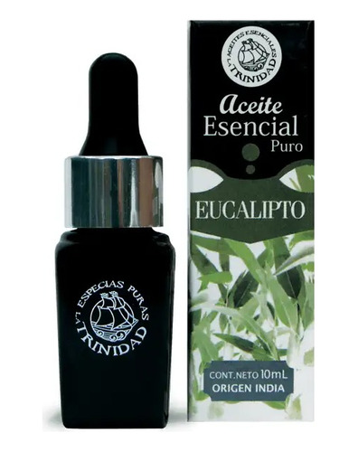 Aceite De Eucalipto Escencial Puro 10ml La Trinidad